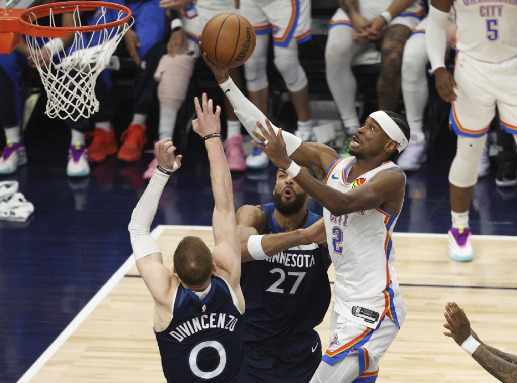 Oklahoma pobedila Minesotu za prednost od 3:1 u finalnoj seriji Zapada