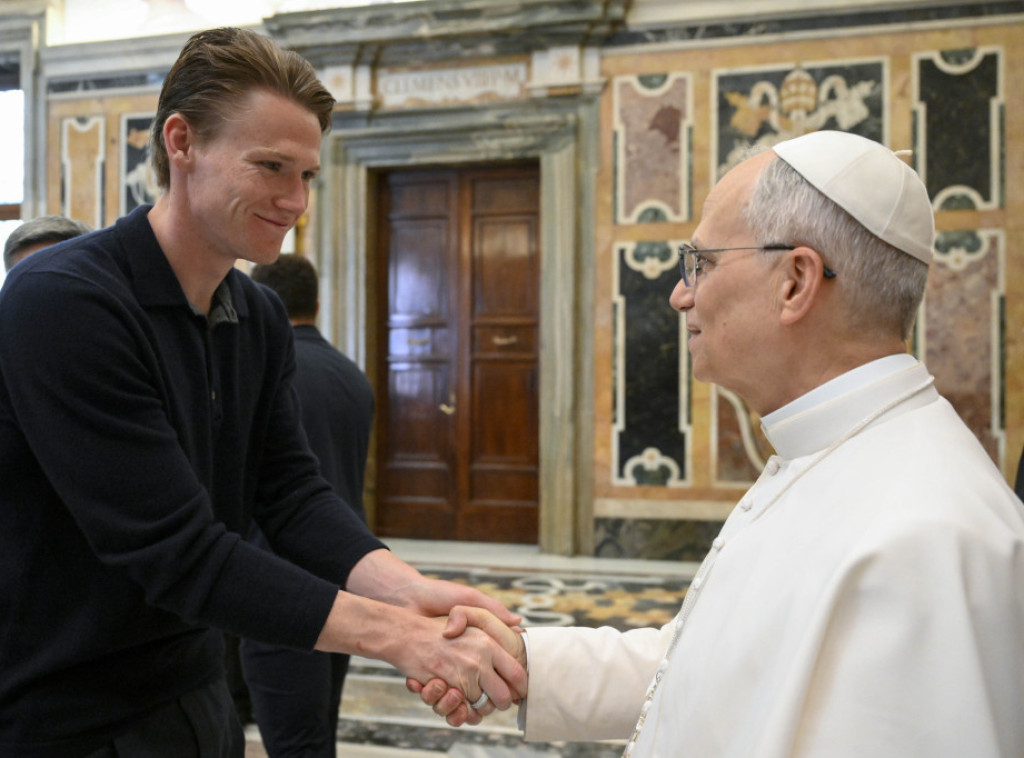 Papa Lav XIV primio igrače fudbalskog kluba Napoli, novog šampiona Italije