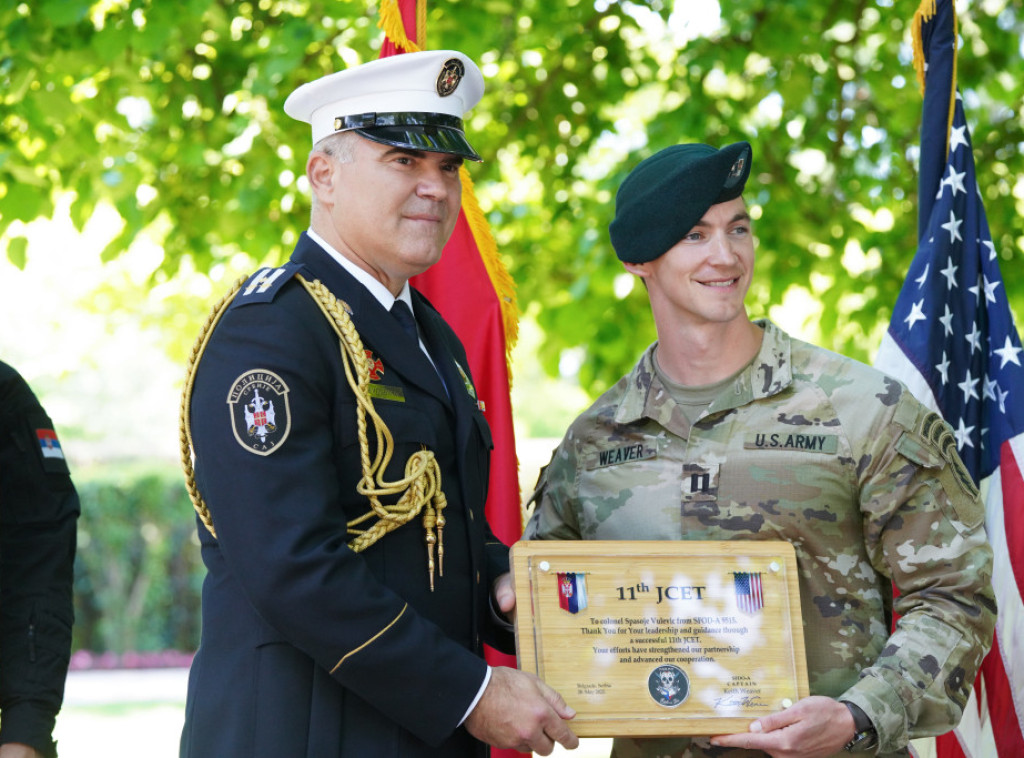 Završni prikaz zajedničke obuke SAJ-a i američkih specijalnih jedinica u Beogradu