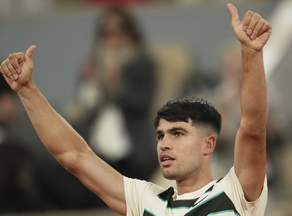 Alkaraz ubedljiv protiv Marožana za plasman u treće kolo Rolan Garosa