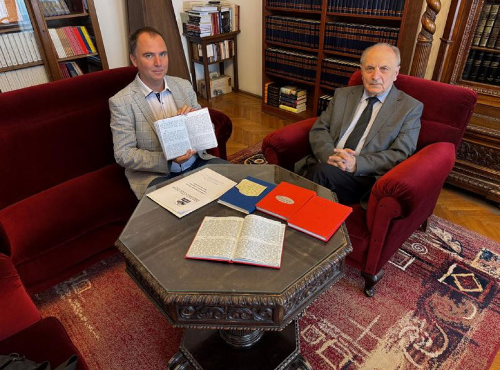 Akademik Miro Vuksanović potpisao ugovor o legatu sa "Adligatom"