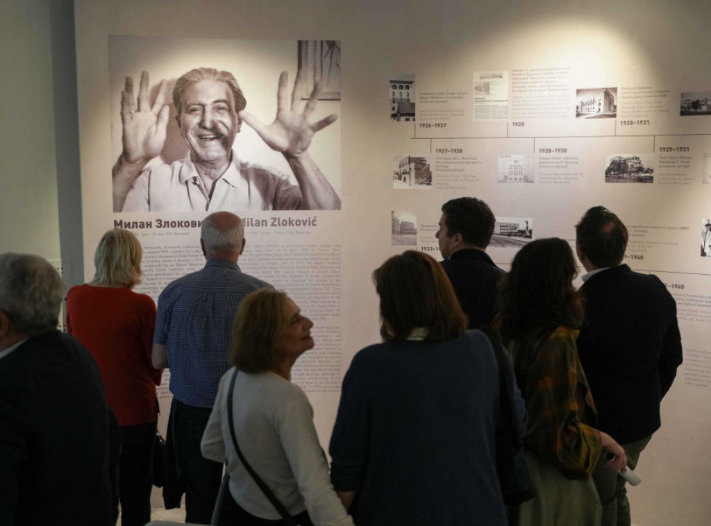 Otvorena likovna izložba arhitekte Milana Zlokovića u Muzeju primenjene umetnosti