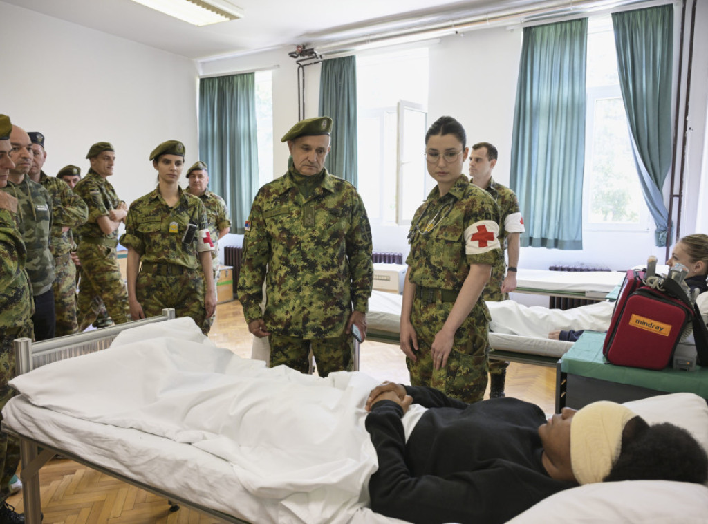 Održana završna vežba "Proleće 2025" u kasarni Banjica