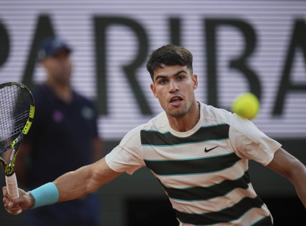 Španski teniser Karlos Alkaraz u polufinalu Mastersa u Sinsinatiju