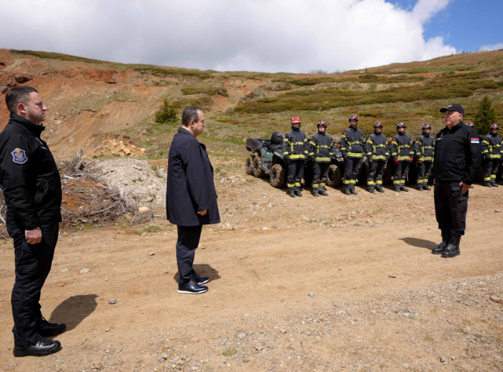 Dačić prisustvovao treningu za korišćenje ATV vozila na Kopaoniku