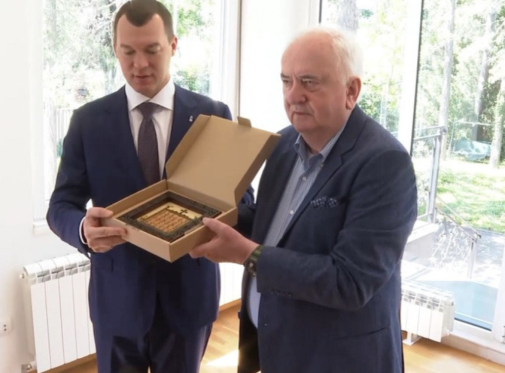 Predsednik Olimpijskog komiteta Srbije Božidar Maljković ugostio kolegu iz Rusije Degtjarjeva