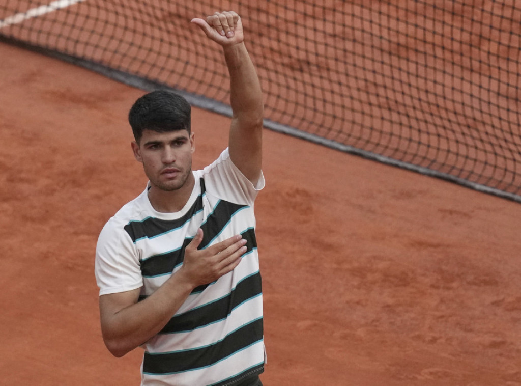 Alkaraz u četvrtfinalu Rolan Garosa