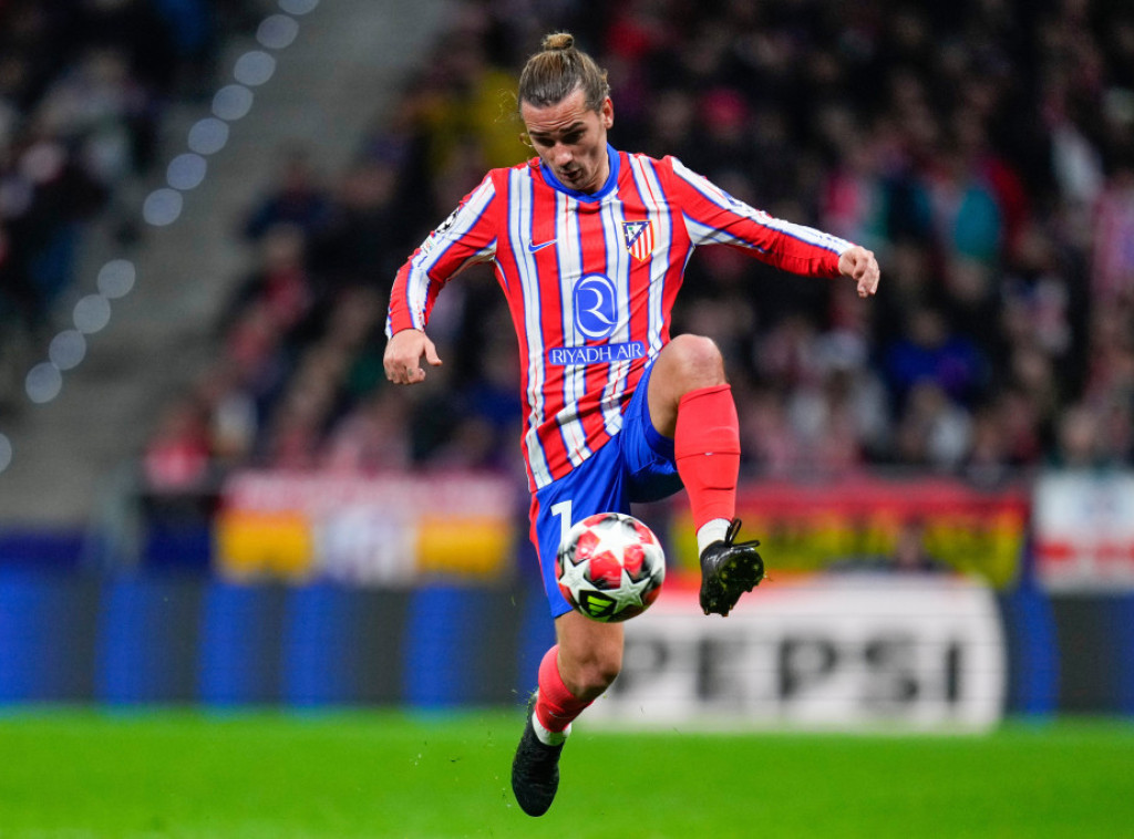 Fudbaler madridskog Atletika Antoan Grizman povredio butni mišić leve noge