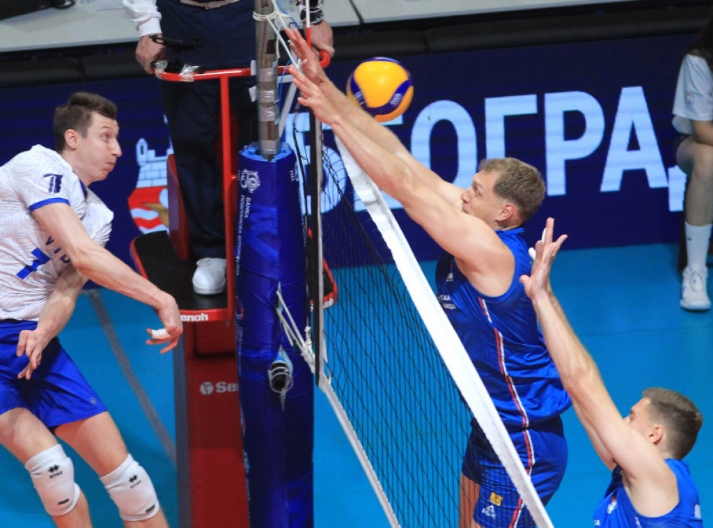 Odbojkaši Srbije poraženi od Rusije u prijateljskom meču