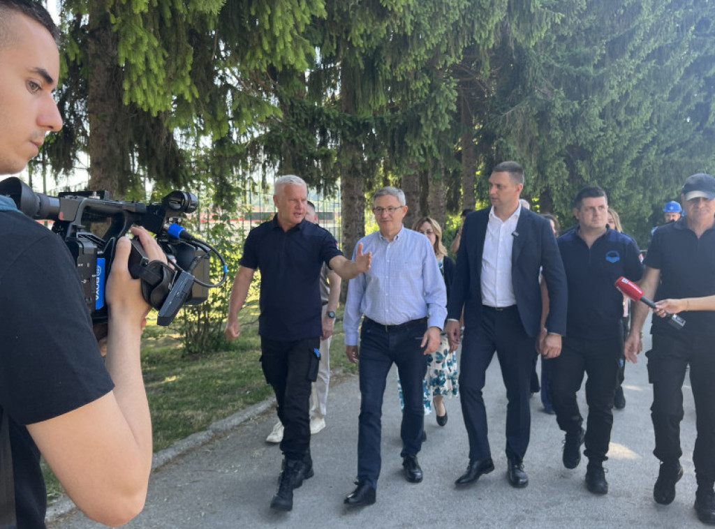 Glamočić obišao regulaciju reke Skrapež u Kosjeriću: Građani sigurniji od poplave