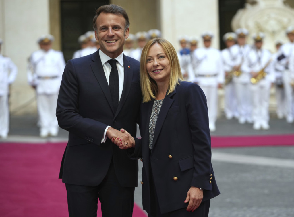 Meloni i Makron u razgovori istakli podršku zemljama Zaliva i bezbednosti Kipa