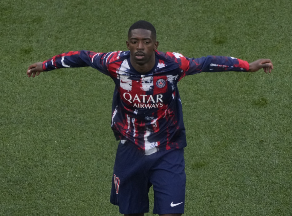 Dešan: Fudbaler Pari Sen Žermena Usman Dembele zaslužuje "Zlatnu loptu"