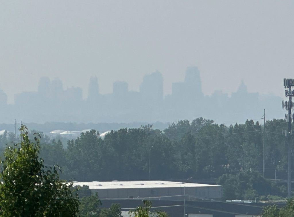 Dim izazvan šumskim požarima u Kanadi prekrio trećinu teritorije SAD