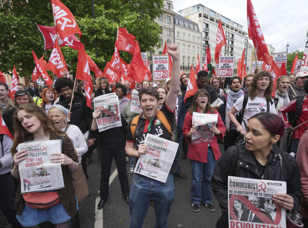 Hiljade ljudi u Londonu na protestu protiv plana vlade o smanjenju javne potrošnje