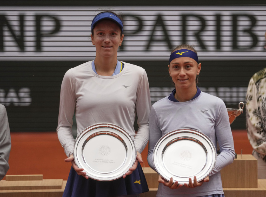 Krunic, Danilina lose in Roland Garros women's doubles final