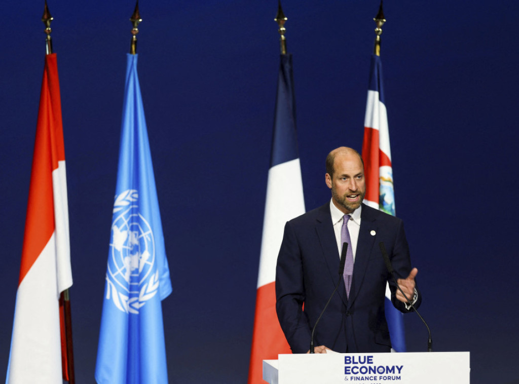 Princ Vilijam pozvao svetske lidere da preduzmu hitnu akciju kako bi zaštitili okeane