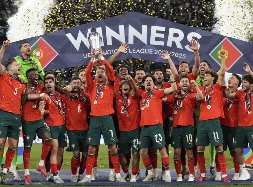Fudbaleri Portugalije posle penala pobedili Španiju i osvojili Ligu nacija