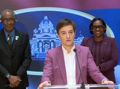 Brnabic receives parliament speakers of St Kitts and Nevis, St Lucia