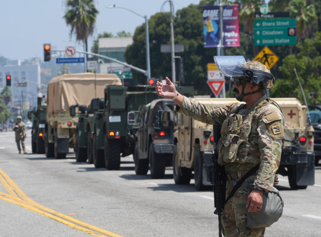 Tramp šalje marince i još 2.000 pripadnika Nacionalne garde u Los Anđeles