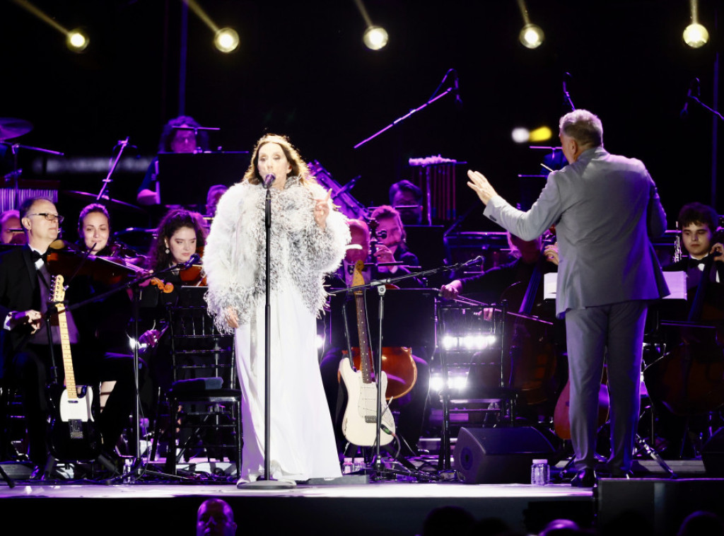 Pevačica Luz Kasal održala koncert u Beogradu, u okviru Belgrade River Festa