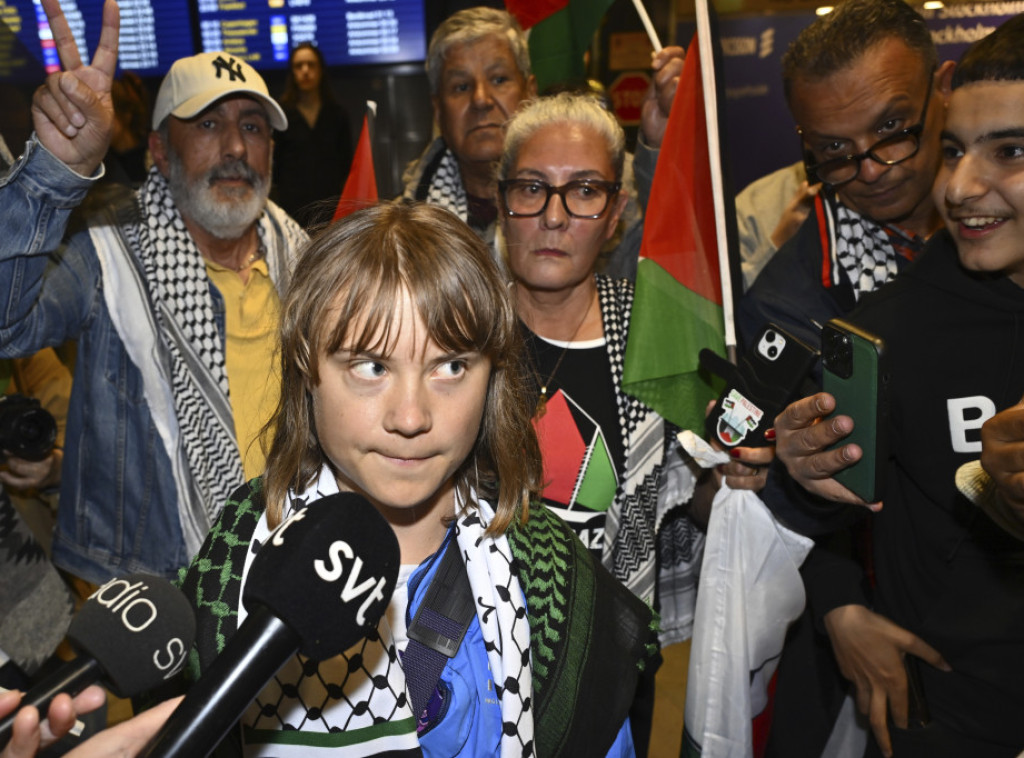 Francuski doktor: Izraelci su maltretirali putnike broda ''Madlin'', posebno Tunberg