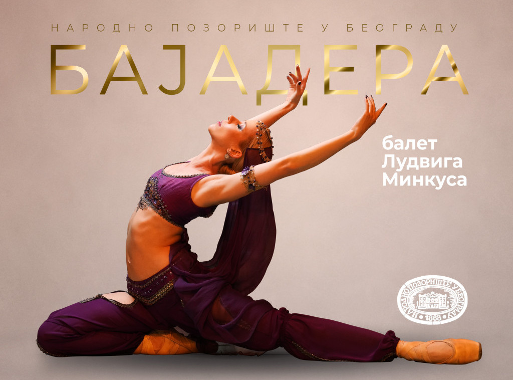 Balet "Bajadera" 17. juna u Narodnom pozorištu u Beogradu