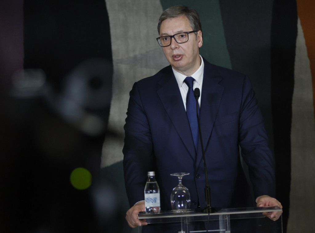 Vucic arrives in Prague, to attend GLOBSEC 2025 forum Friday