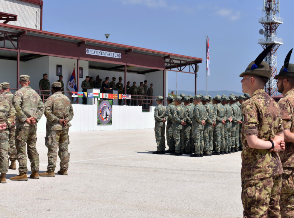 Taktička vežba "Platinasti vuk 25" počela u bazi "Jug" kod Bujanovca