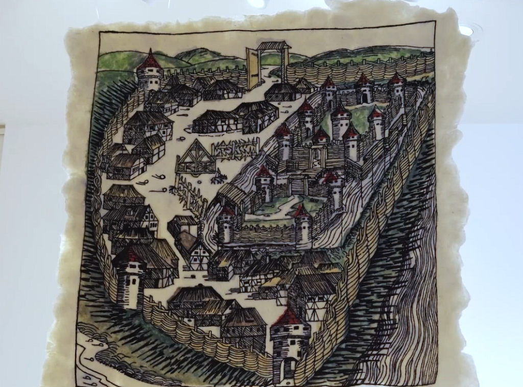 Srednjovekovna mapa Šapca izložena u Etnografskom muzeju