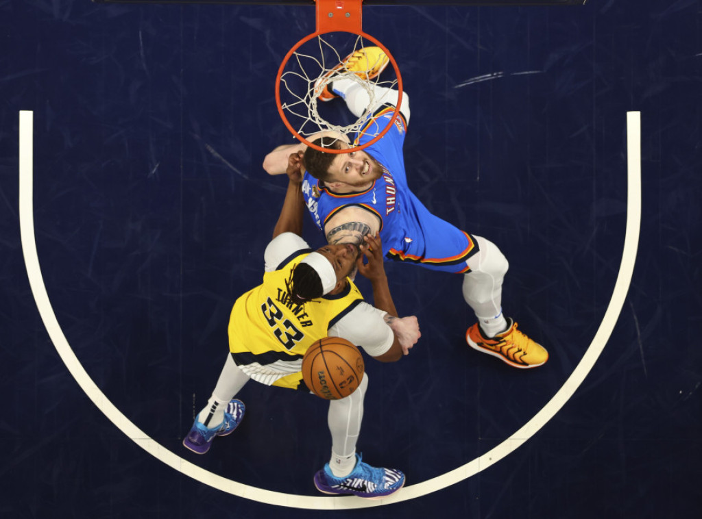 Košarkaši Oklahome izjednačili na 2:2 protiv Indijane u finalu NBA lige