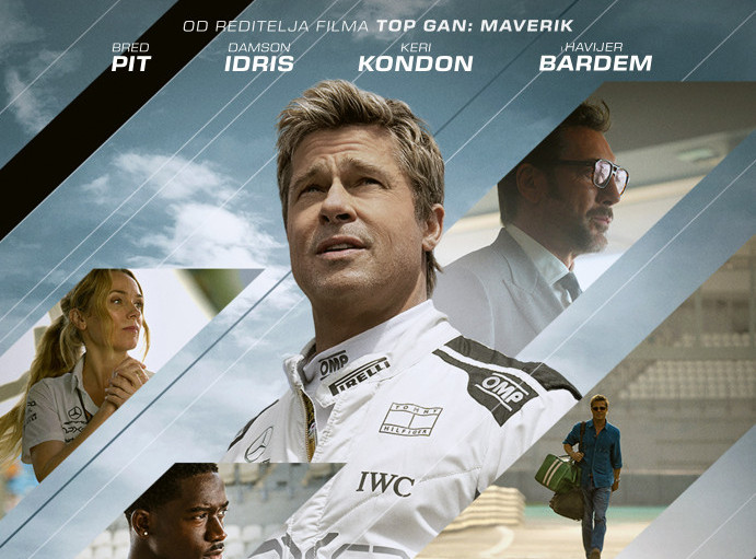 Fim "F1" sa Bred Pitom u glavnoj ulozi od 24. juna u bioskopima širom Srbije