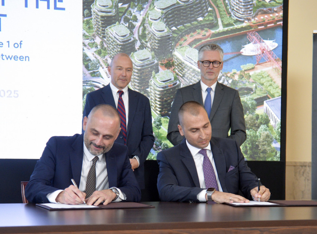 SEBRE i Štrabag potpisali ugovor za izgradnju prve faze kompleksa Marina Dorćol