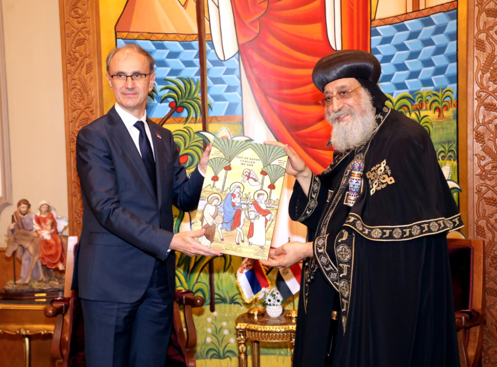 Macut meets with Tawadros II