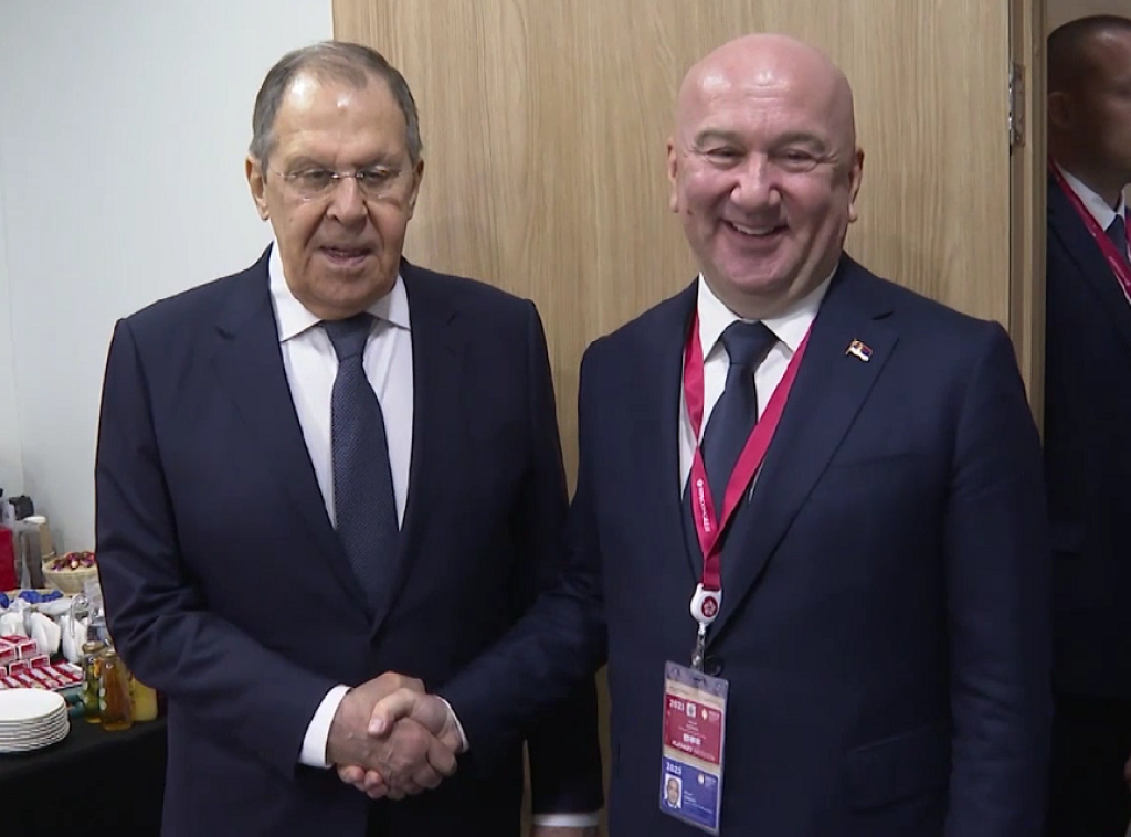 Popovic meets with Lavrov at SPIEF