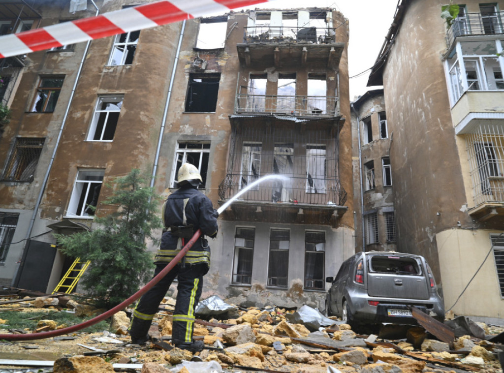 Kijev: Rusija gađala Odesu dronovima, povređeno 13 ljudi