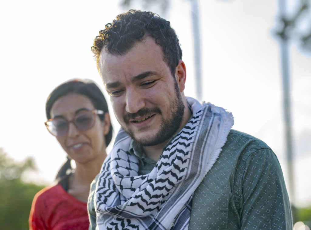 SAD: Mahmud Halil obećao da će nastaviti propalestinski aktivizam