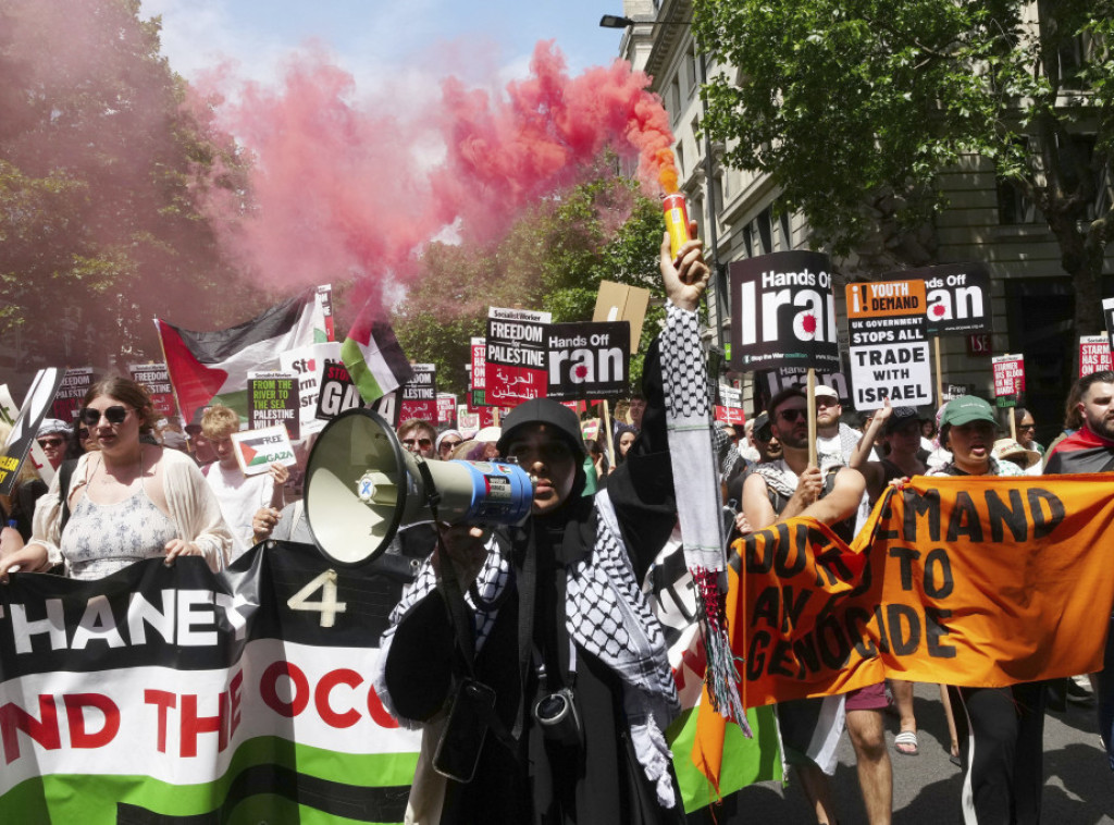 Osam uhapšenih na propalestinskom skupu u Londonu