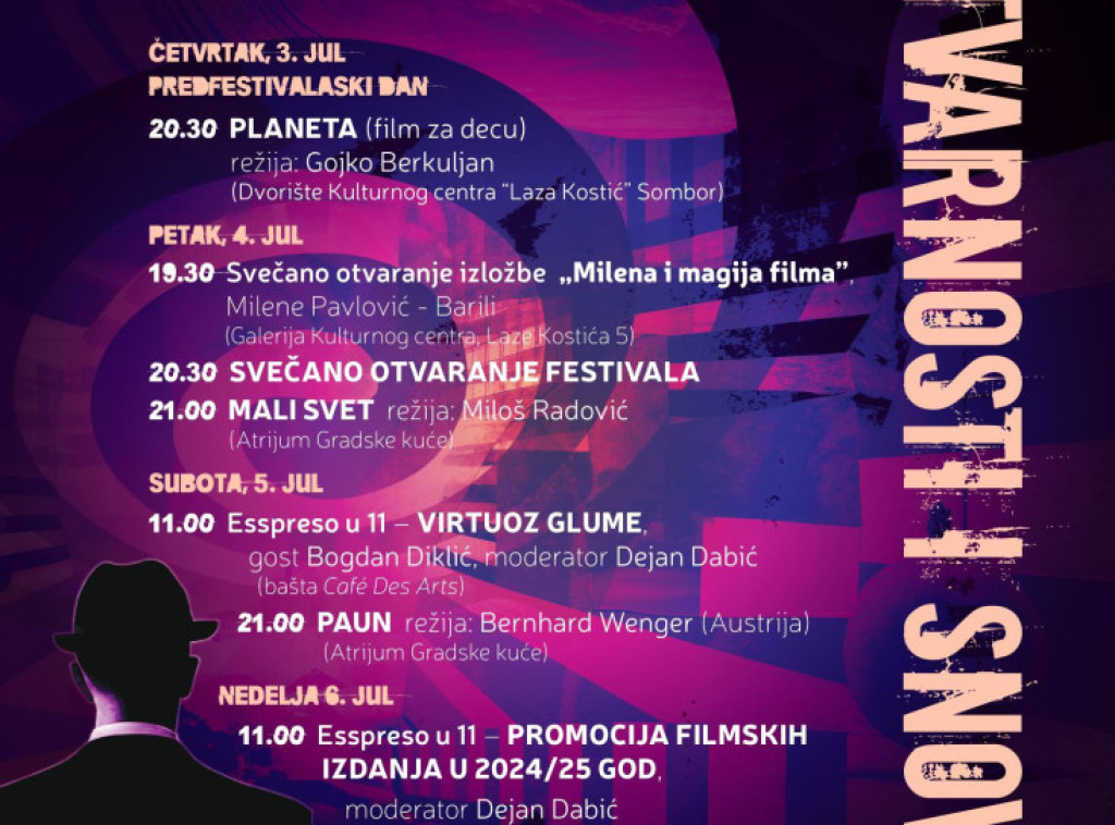 Ostvarenje posvećeno Mileni Pavlović Barili 4. jula otvara Somborski filmski festival