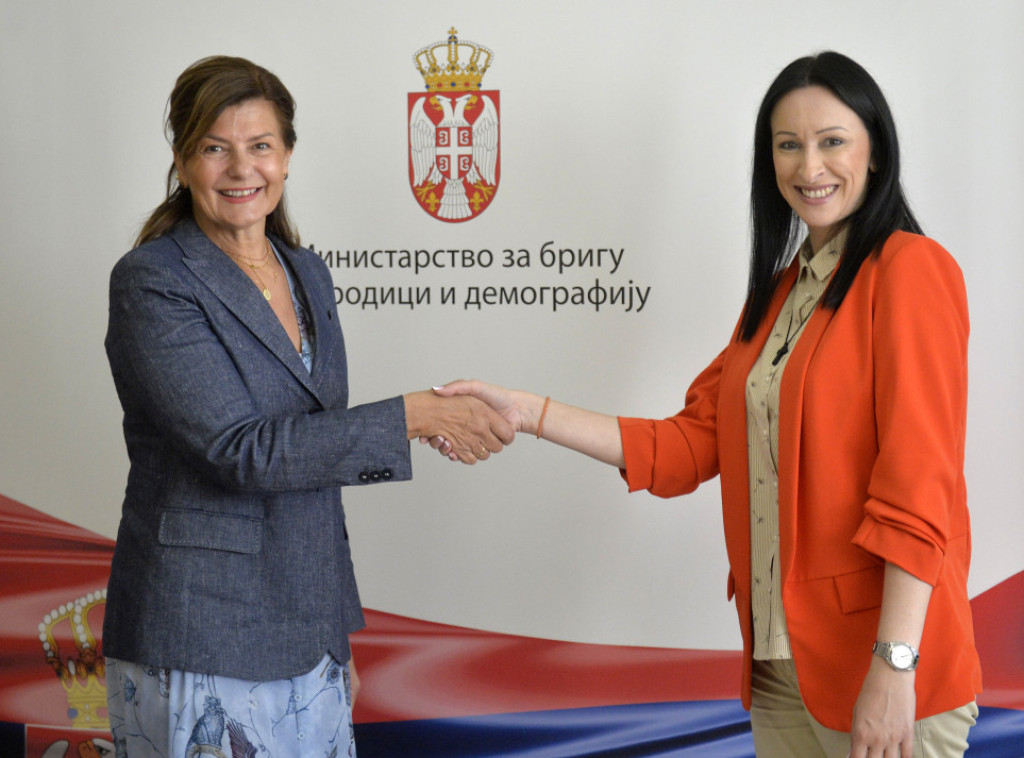 Žarić Kovačević razgovarala sa šeficom Kancelarije UNFPA u Srbiji