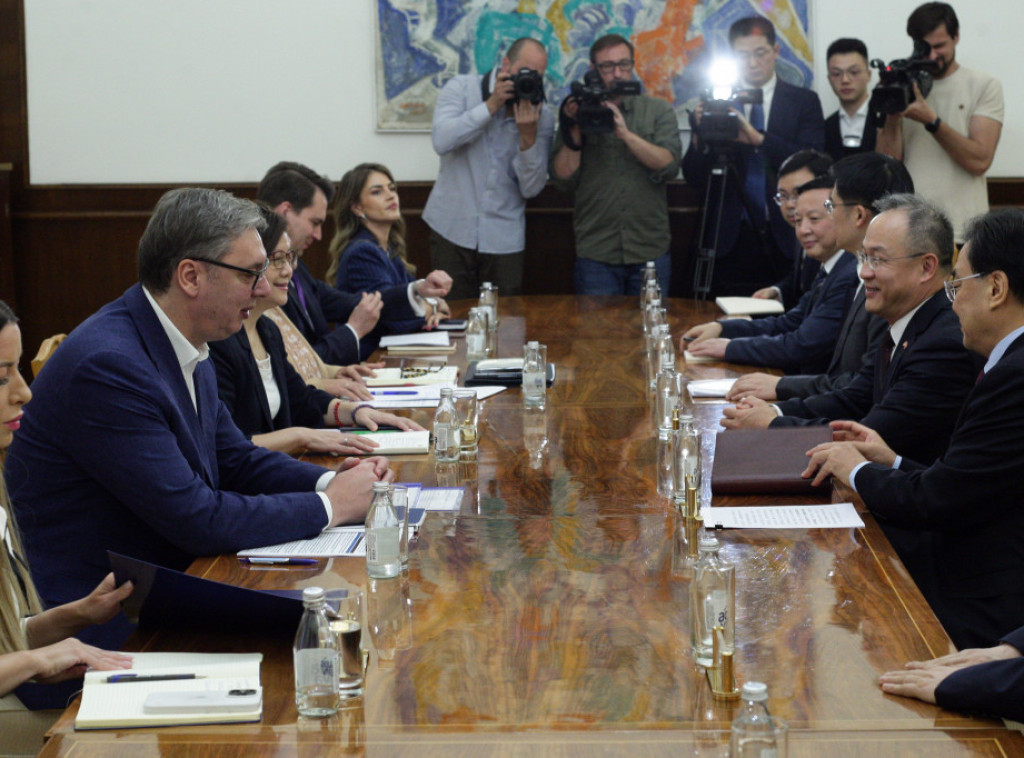 Vucic receives Chinese Communist Party official from Jiangsu province