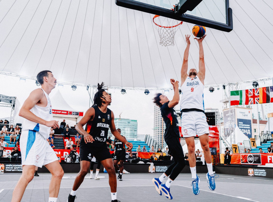 Serbia beat Germany to reach 3x3 basketball world cup quarter-finals