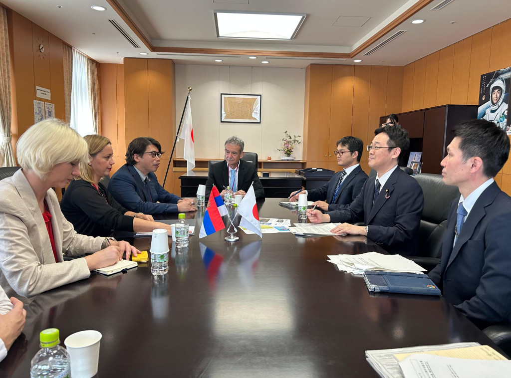 Marija Gnjatović na sastanku sa Akamatsuom o saradnji Srbije i Japana na polju inovacija