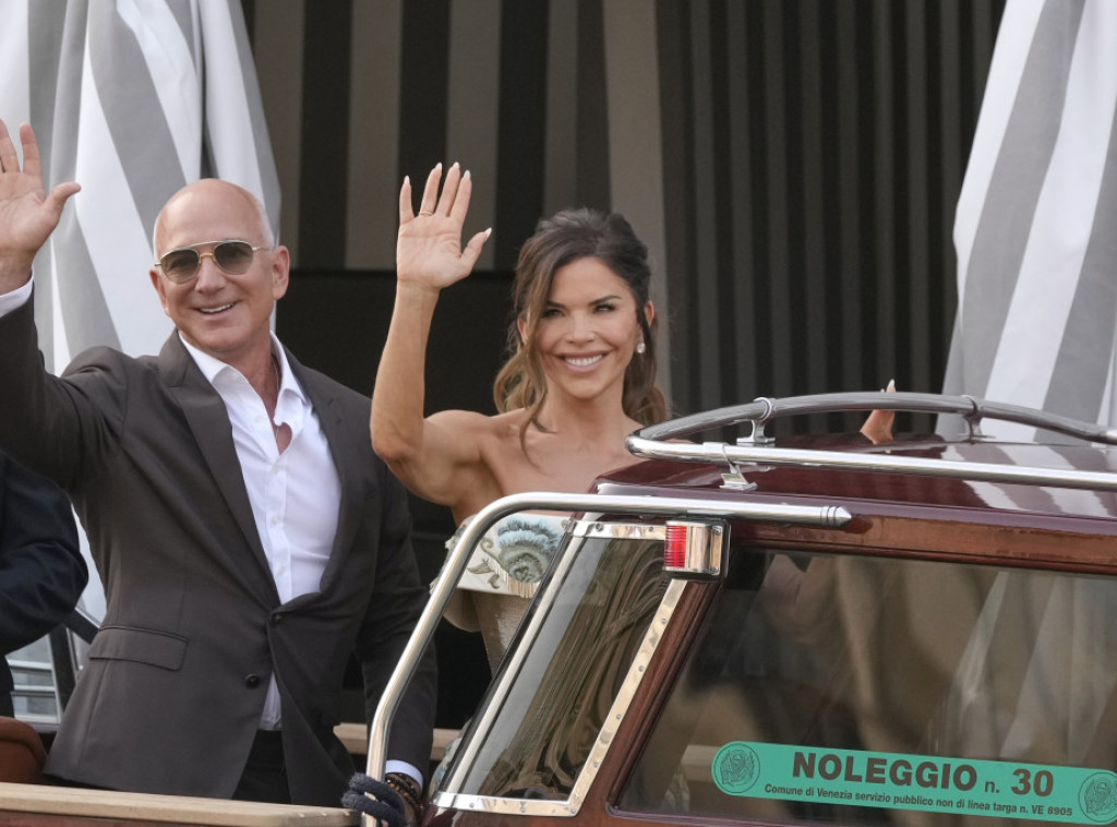 Ministarka turizma Italije: Venčanje Bezosa doneće Veneciji 957 miliona evra