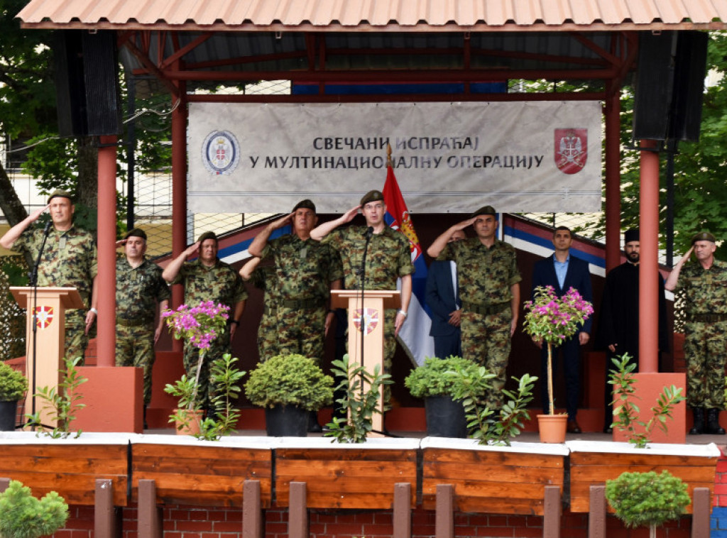Kontingent Vojske Srbije ispraćen u mirovnu operaciju u Libanu