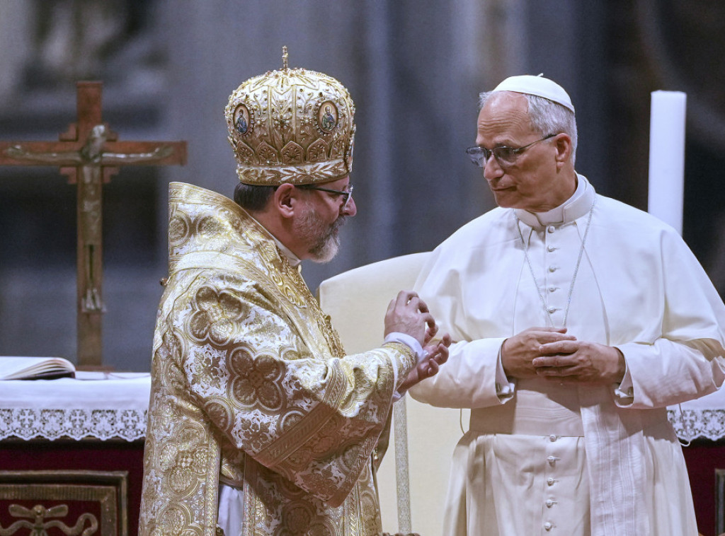 Papa Lav XIV sastao se sa ukrajinskim hodočasnicima u Vatikanu