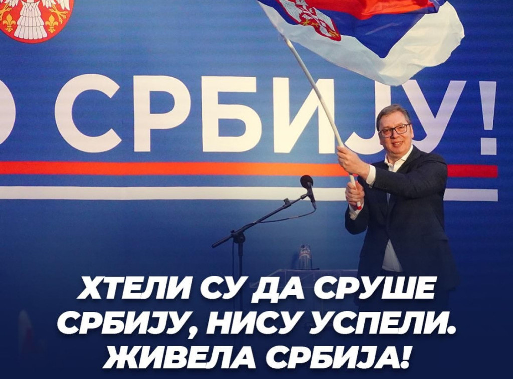 Vučić: Hteli su da sruše Srbiju, nisu uspeli