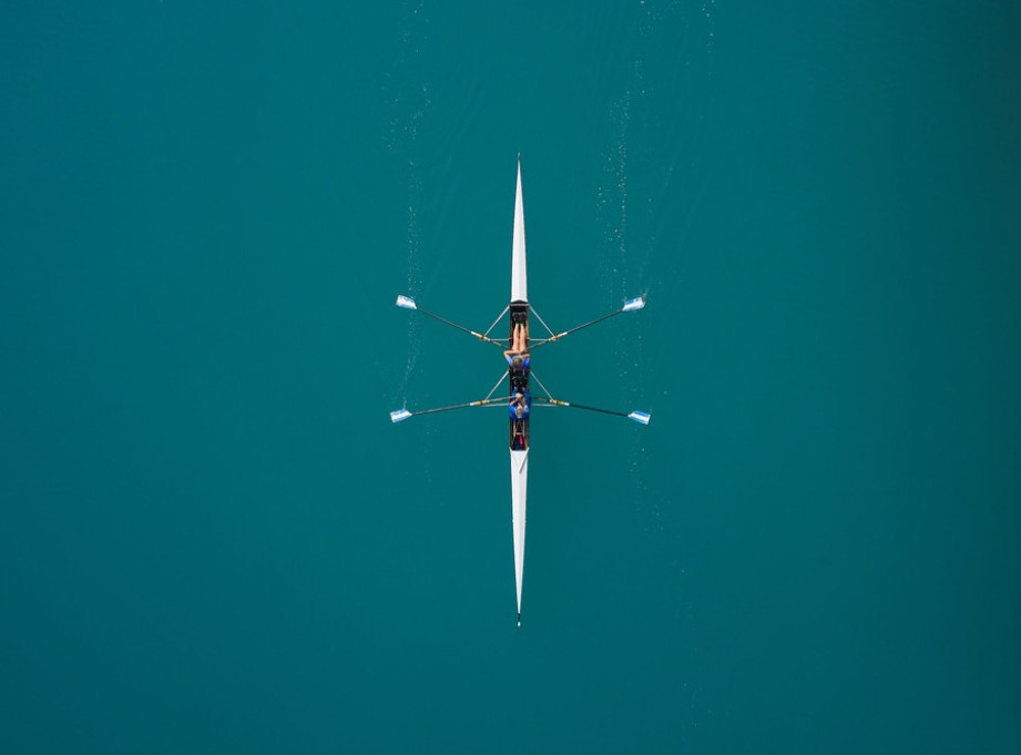 Reprezentativke Srbije u veslanju Jovana Arsić i Elena Orjabinskaja u finalu Svetskog prvenstva u Šangaju