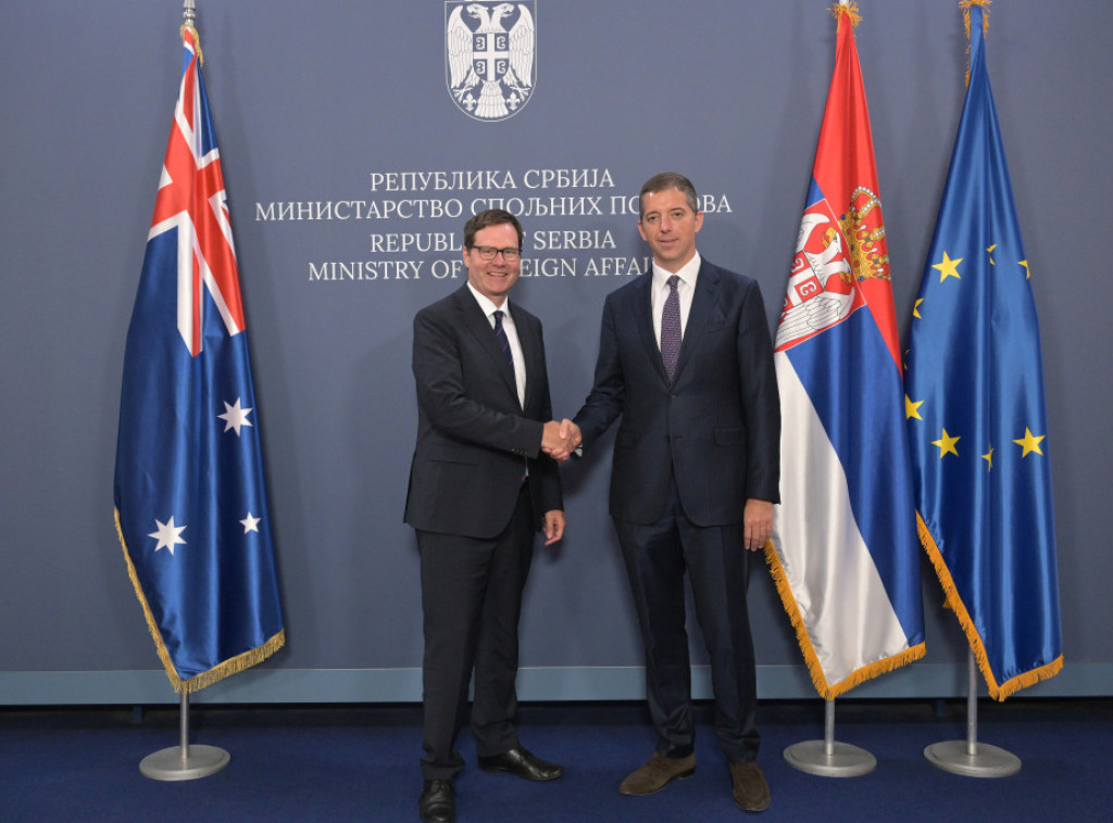Ministar Đurić razgovarao sa novoimenovanim ambasadorom Australije o razvoju saradnje, ekonomiji, AP KiM