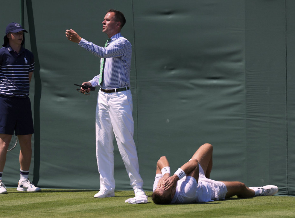 Ofner u drugom kolu Vimbldona, Međedović zbog povrede predao meč