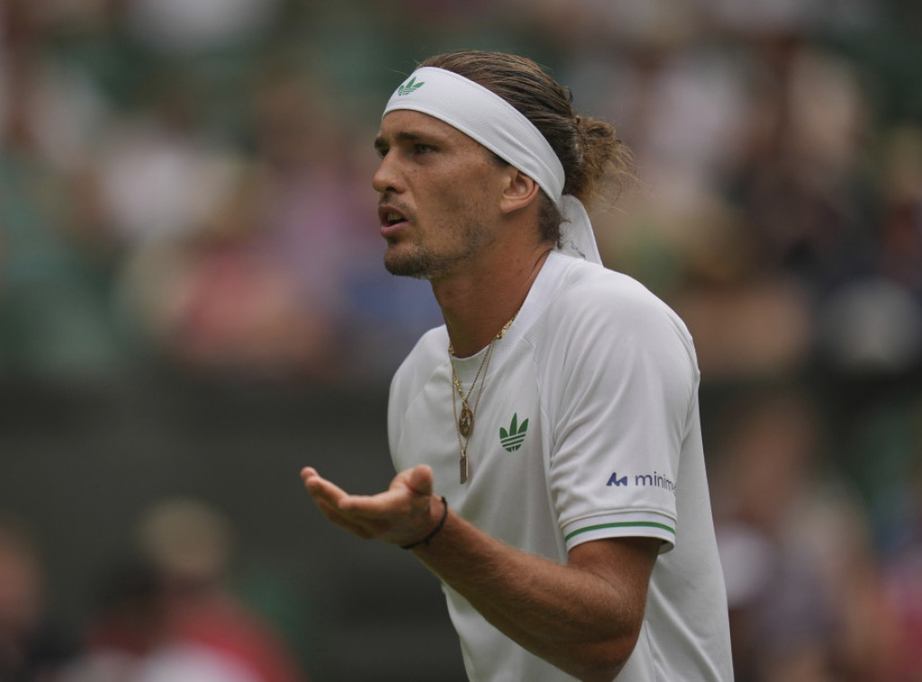 Nemački teniser Aleksandar Zverev eliminisan na startu Vimbldona